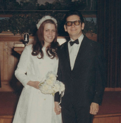 ❤️ Roy Orbison and Barbara Orbison Wedding Picture! ❤️ March 25,1969. Happy Anniversary to my grandparents! If it weren't for you I wouldn't be here! 