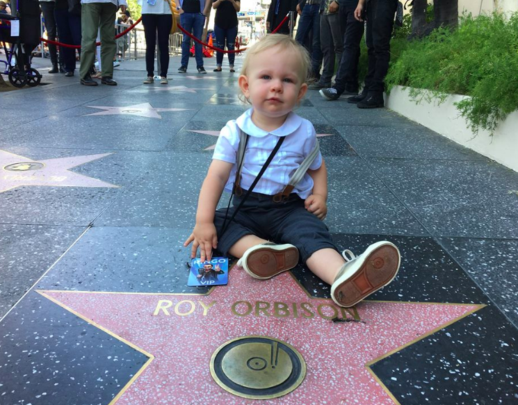 Roy Orbison 3 at GrandDad Roy Orbison's Hollywood Star!